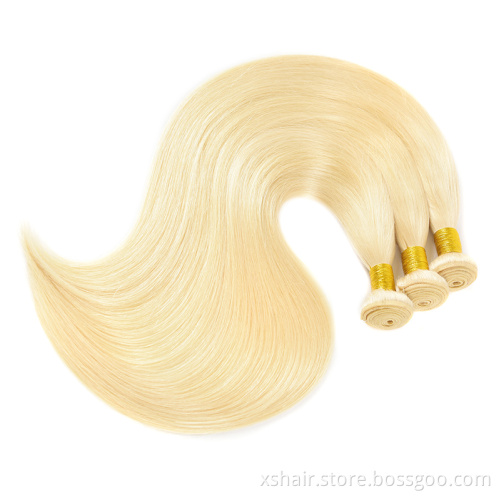 No Tangle Honey Brown 613 Color Human Hair Bundle Brazilian 12A Body Wave Human Hair Bundles